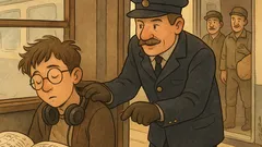 Banc: Dimineața, în Gara de Nord...