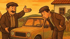 Banc: Măi, Avrămuț, ți-ai cumpărat mașină?!