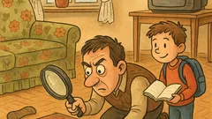 Banc: Tată, azi proful de mate m-a pus...